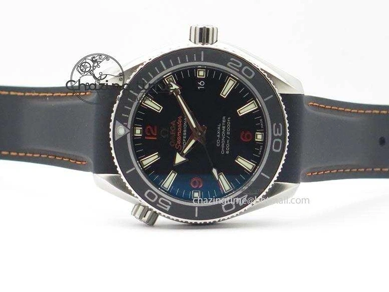 0118 Planet Ocean SS Bp Maker 45mm Black Bezel Orange Numbers On Black Rubber Strap A Popular 8220